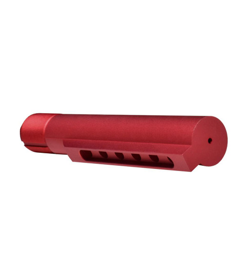 MCS AR-15 Mil-Spec 6 Position Buffer Tube - Red 