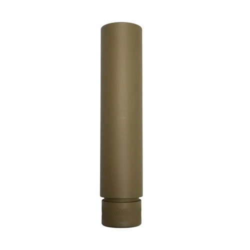 MCS AR-15 FAKE SUPPRESSOR BARREL SHROUD 5.56/.223 FLUSH FIT 1/2×28 - TAN FDE 