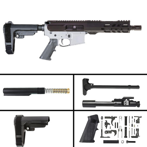 MCS AR-15 .300BLK 7.5-INCH PISTOL FULL BUILD KIT W/SBA3 BRACE 