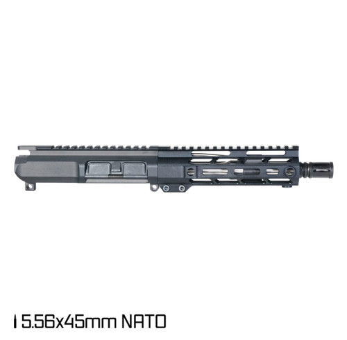 MCS AR-15 5.56 NATO 7.5-INCH PISTOL UPPER 1:7 FREEFLOAT M-LOK HANDGUARD 