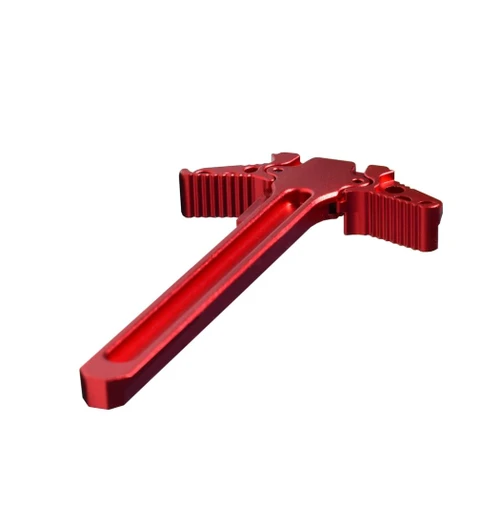 MCS Ambidextrous M & P 15-22 Charging Handle For Smith & Wesson - Red 