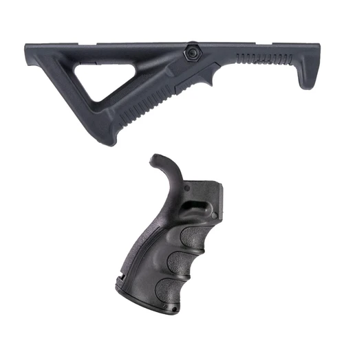 AR-15 USA-MADE ANGLED FOREGRIP M4 POLYMER PISTOL GRIP COMBO