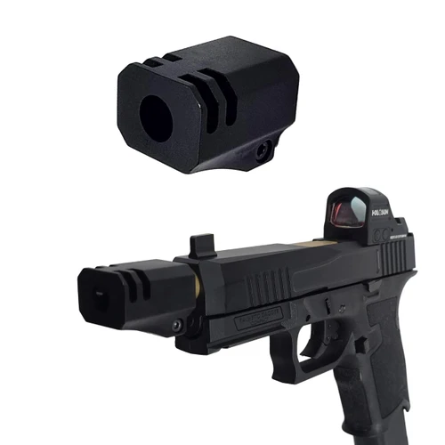 MCS 9MM PISTOL CLAMP-ON COMPENSATOR 1/2 X 28 