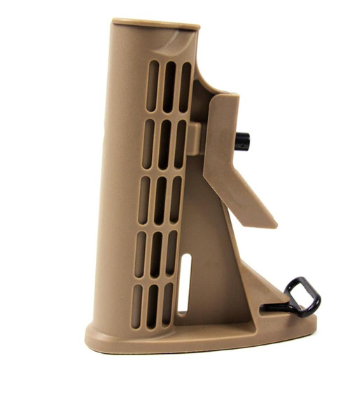 JE Machine tech Adjustable Mil Spec Carbine Buttstock Kit FDE Tan 