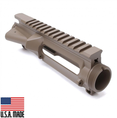 MCS AR-15 Stripped Upper Receiver FDE CERAKOTE COATING - Made in U.S.A  MCS AR-15 Stripped Upper Receiver FDE CERAKOTE COATING - Made in U.S.A