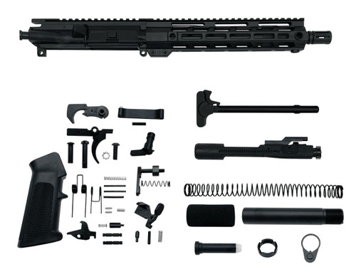 MCS AR-15 5.56 Nato 10.5″ Pistol Upper Complete Build Kits Assembled Black barrel Upper  MCS AR-15 5.56 Nato 10.5″ Pistol Upper Complete Build Kits Assembled Black barrel Upper