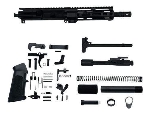 MCS AR-15 5.56 Nato 8.5″ Pistol Upper Complete Build Kits Assembled Black barrel Upper  MCS AR-15 5.56 Nato 8.5″ Pistol Upper Complete Build Kits Assembled Black barrel Upper