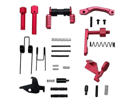 MCS AR-15 Lower Parts Kit Except Trigger, Hammer, and Grip Anodized Colors  MCS AR-15 Lower Parts Kit Except Trigger, Hammer, and Grip Anodized Colors