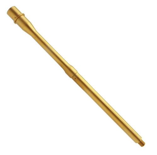 MCS 5.56 NATO 16'' Carbine Length Barrel 1:8 Twist Gold Finish M4 Profile (Made in USA)  MCS 5.56 NATO 16'' Carbine Length Barrel 1:8 Twist Gold Finish M4 Profile (Made in USA)