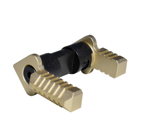 MCS 223/5.56/308 Aluminum and Steel Ambidextrous Safety Selector Switch Gold  MCS 223/5.56/308 Aluminum and Steel Ambidextrous Safety Selector Switch Gold
