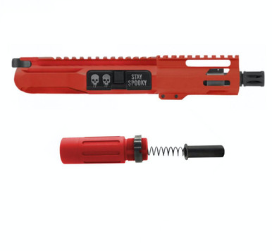 BUY AR-15 5'' PISTOL UPPER WITH 3.5 SHORT BUFFER RED | MCS Gearup