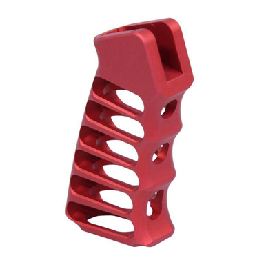 Buy AR-15 Skeletonized Ultralight Pistol Grip Red - Red