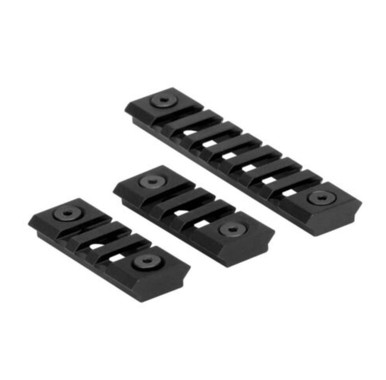 Trinity Force Lightweight Keymod Rail Segments 3pk Black Rail Sections