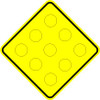 N4 MARKER YELLOW W/REFLECTORS