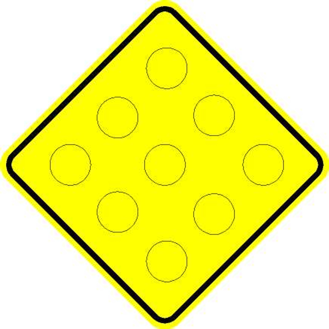 N4 MARKER YELLOW W/REFLECTORS