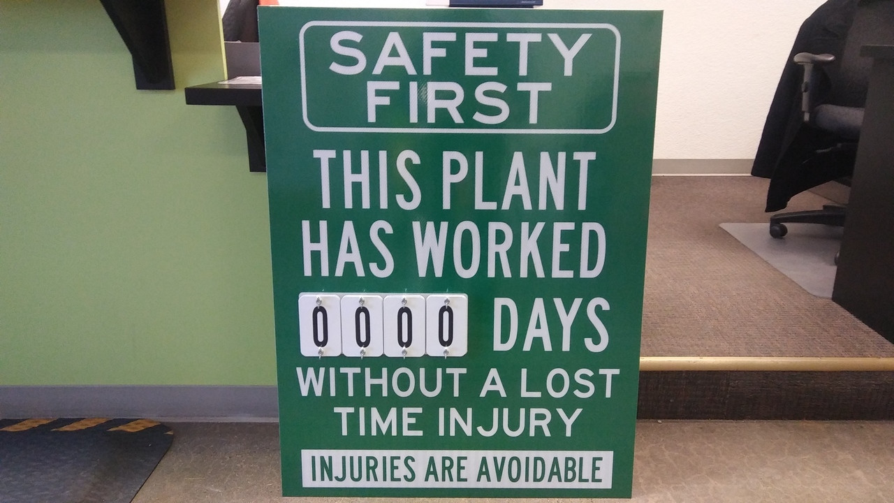 SAFETY FIRST SIGN