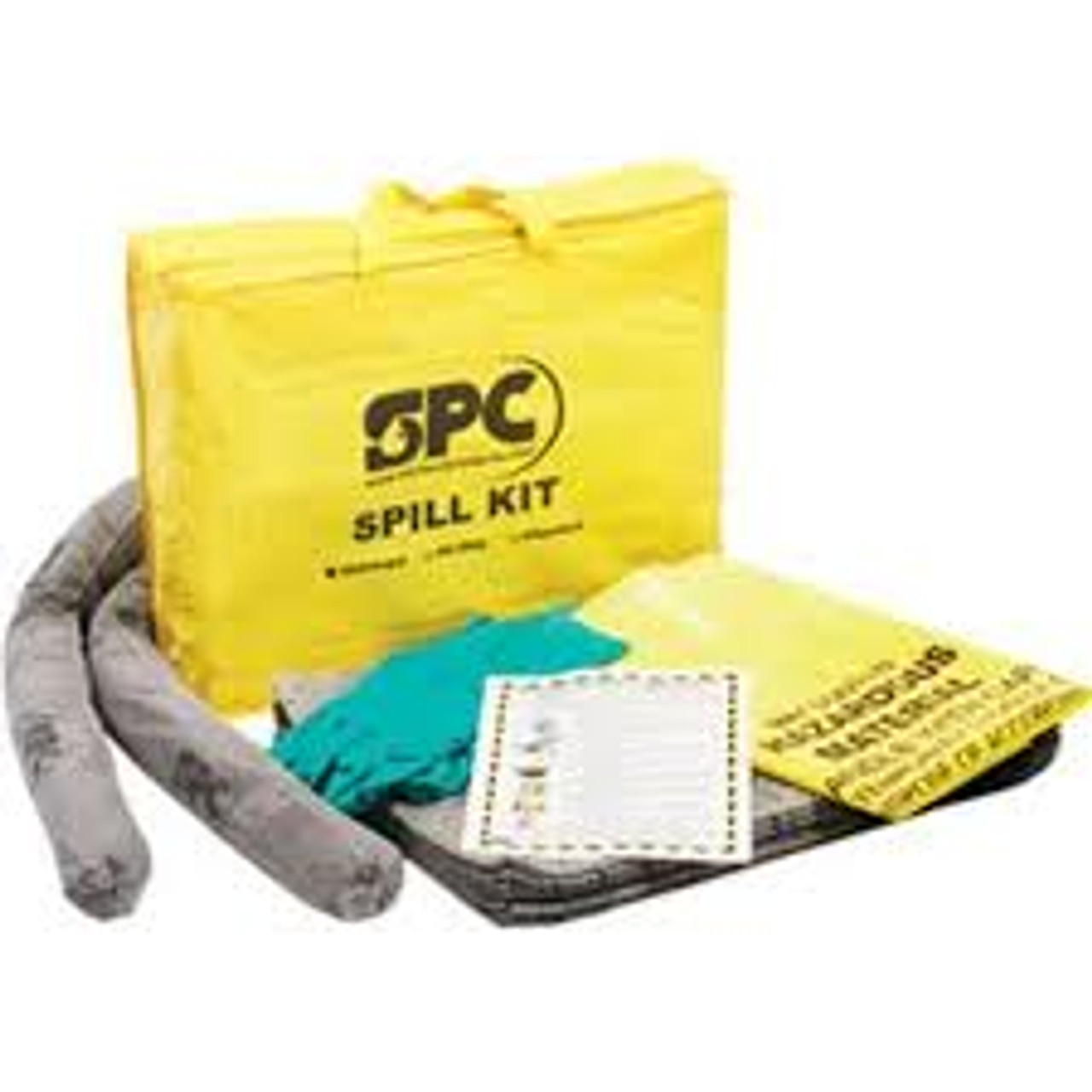 UNIVERSAL ECONOMY SPILL KIT BAG, 5 GAL