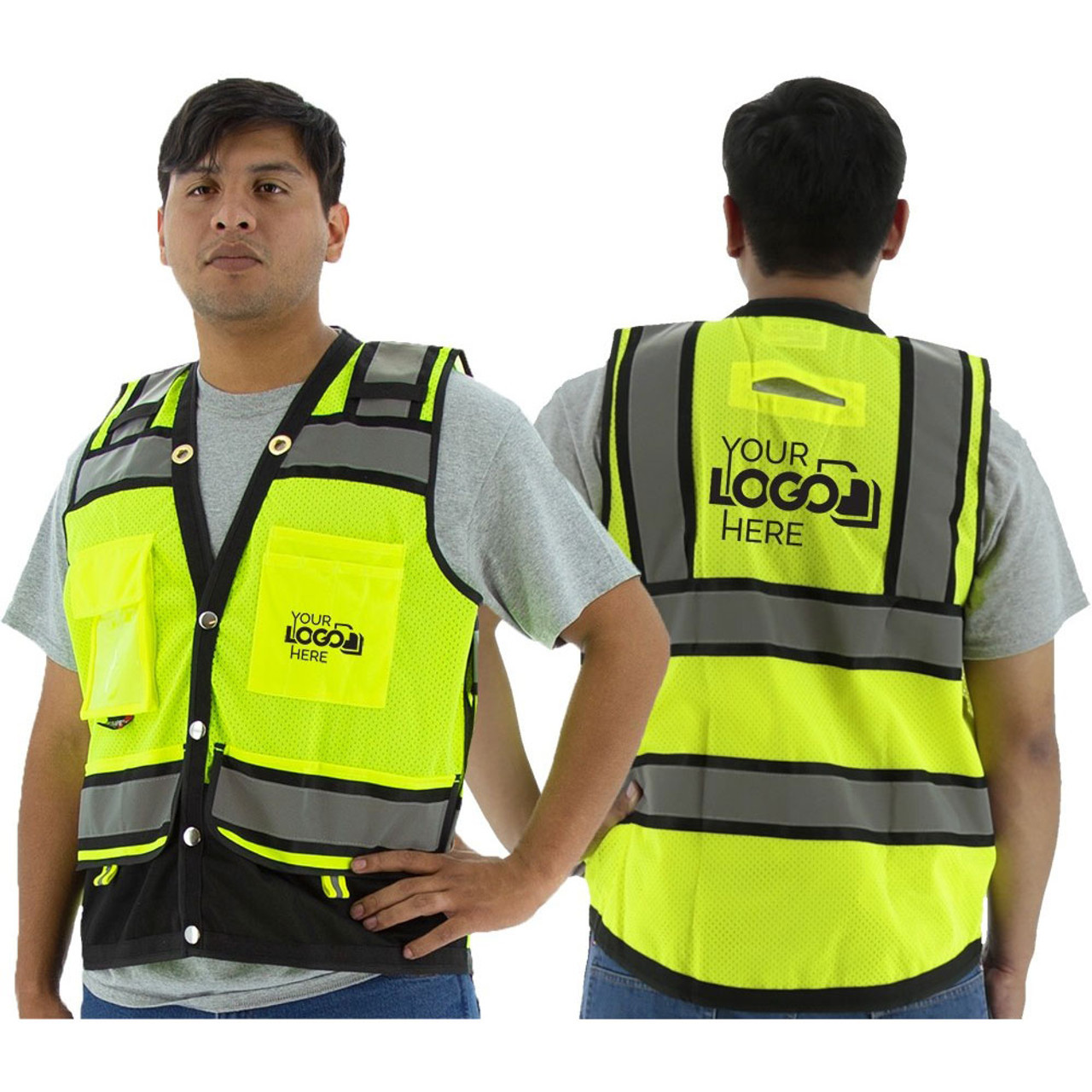 75-3237  HIGH VIS SURVEYORS VEST - YELLOW