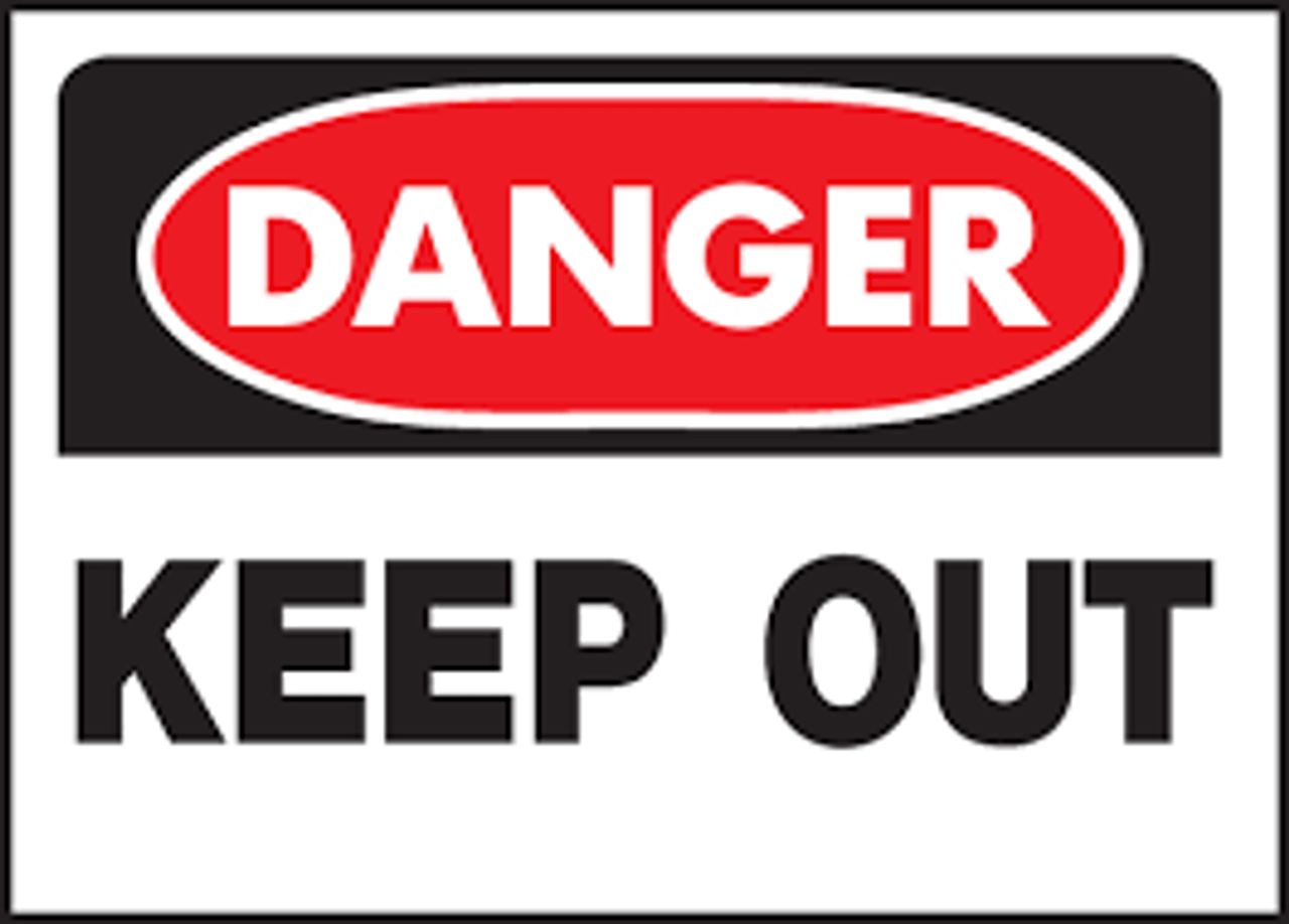 DANGER - KEEP OUT (10 pack)