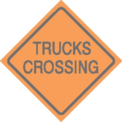 TRUCKS CROSSING - 24X24 TRUCKS CROSSING - 24X24