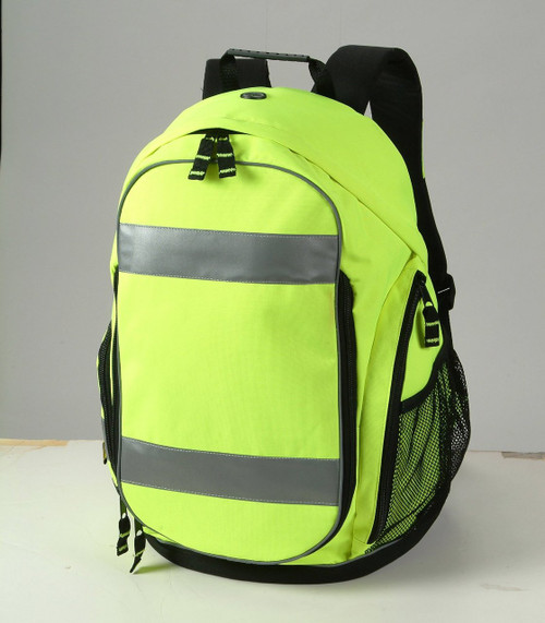 LIME REFLECTIVE BACKPACK
