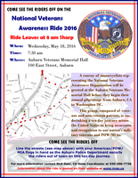 National Veterans Awareness Ride – 2016