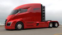 The Nikola One is an electric Class 8 hauler with 2,000 hp, 1,200-mile range…that you don’t have to plug in