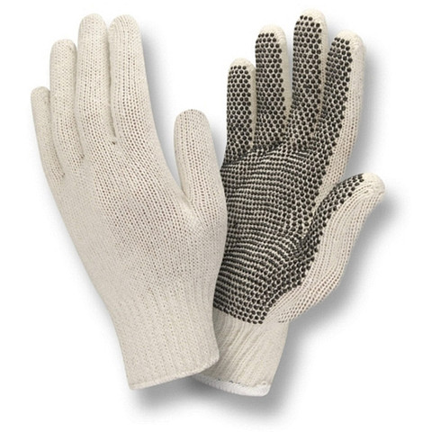 Pvc Dots COTTON/POLY PVC DOTS - LRG (DOZEN) - Sierra Safety