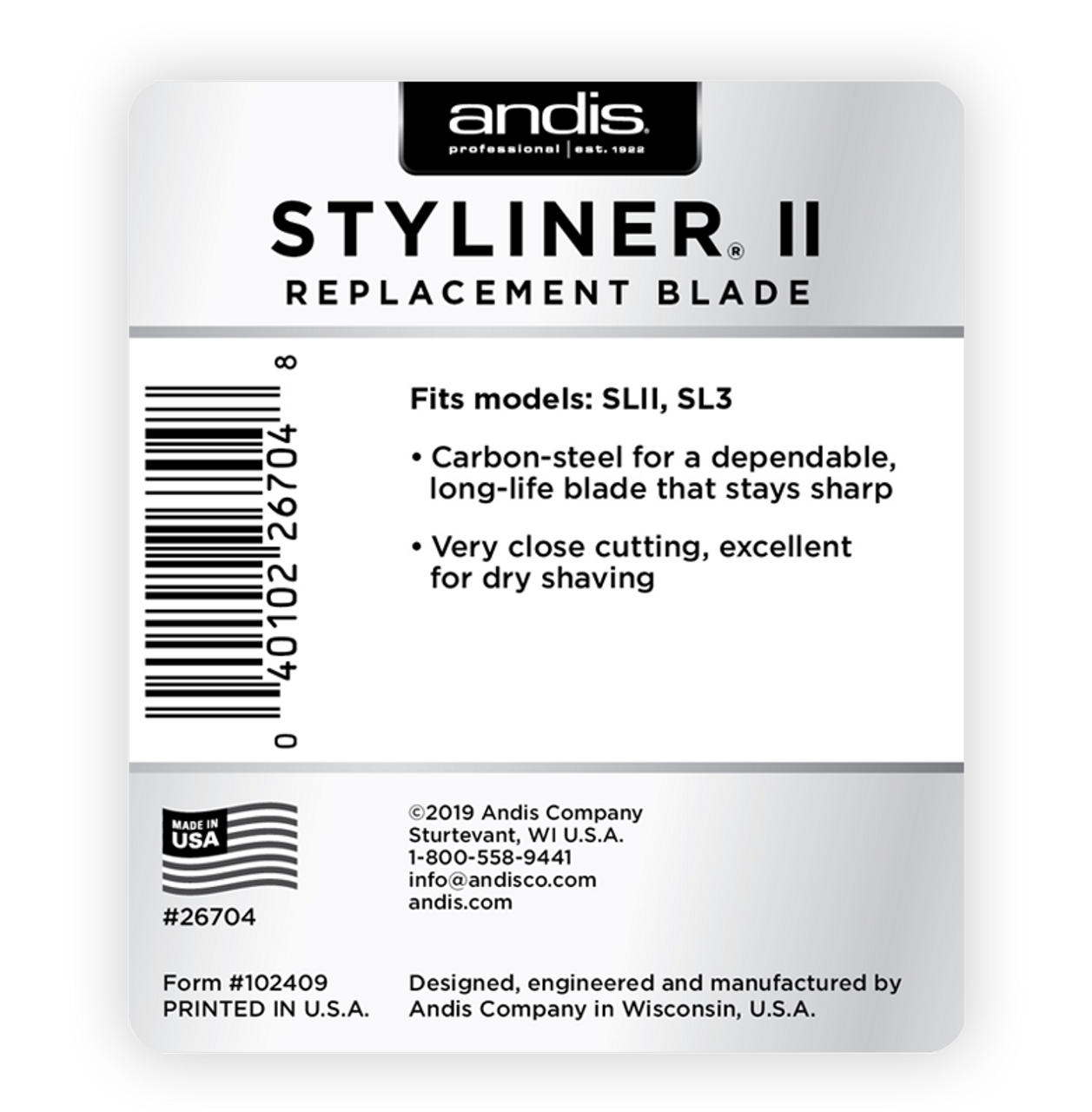 andis styliner blade