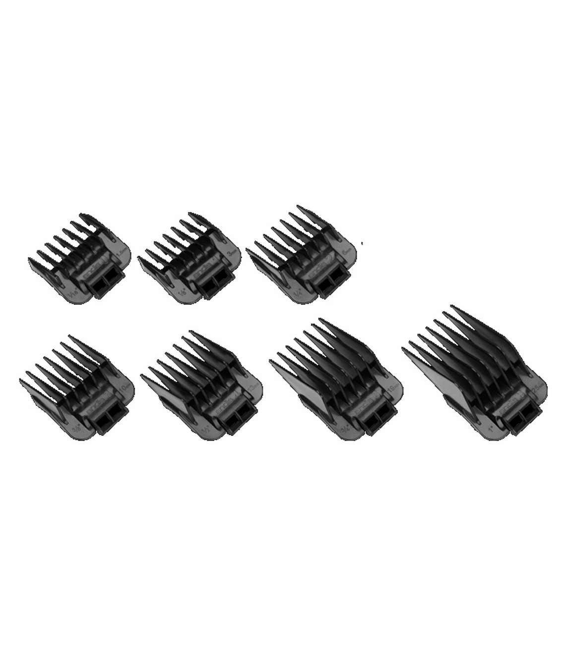 Snap-On Blade Attachment Combs, 7-Comb Set