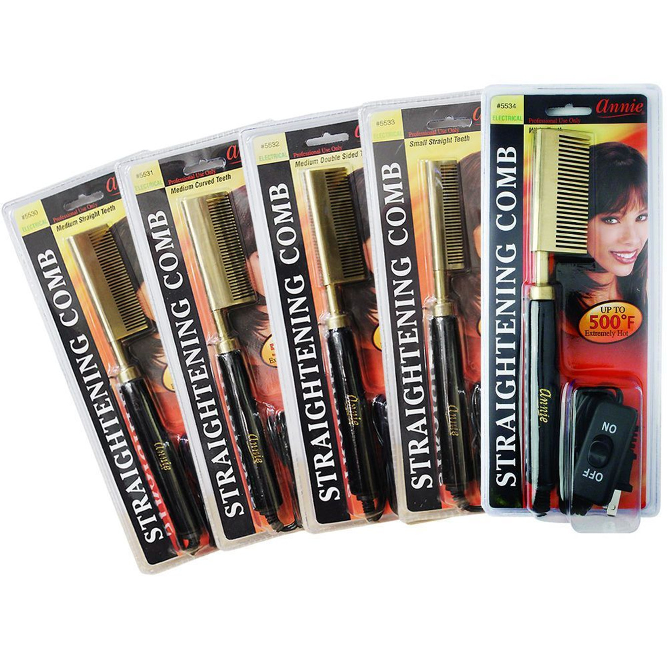 Annie Electrical Pressing Comb Collection