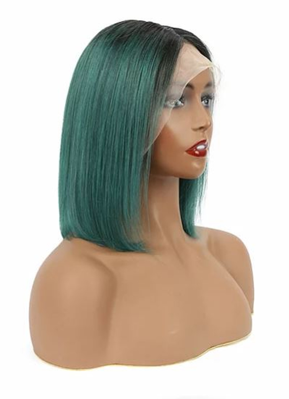 Bellatique 13x4 Lace Frontal Wig Coco T1B/TURQUOISE