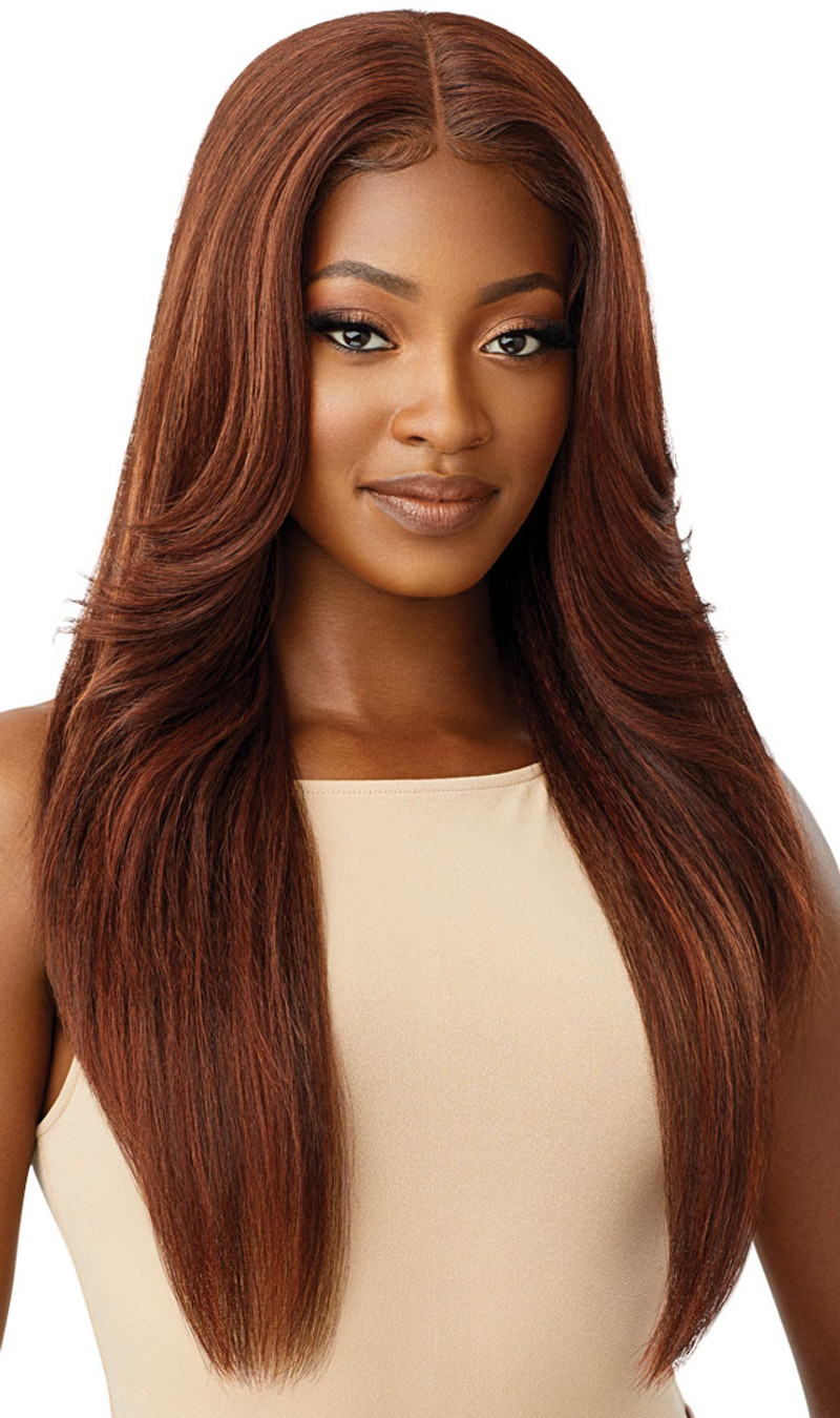 OUTRE Synthetic Pre-Plucked HD Transparent Lace Front Wig- KIMORA