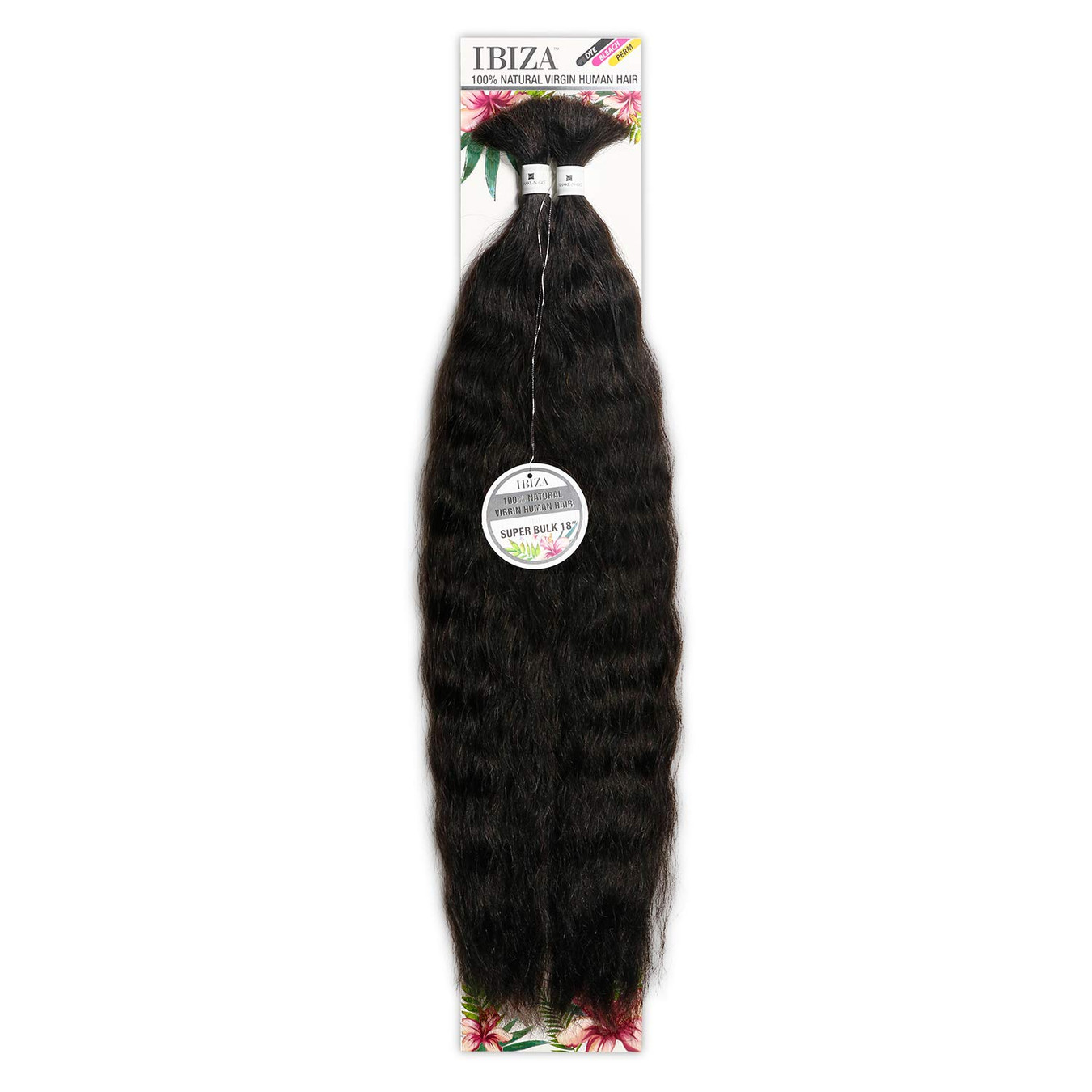 IBIZA 100% Natural Virgin Human Hair - SUPER BULK 18"