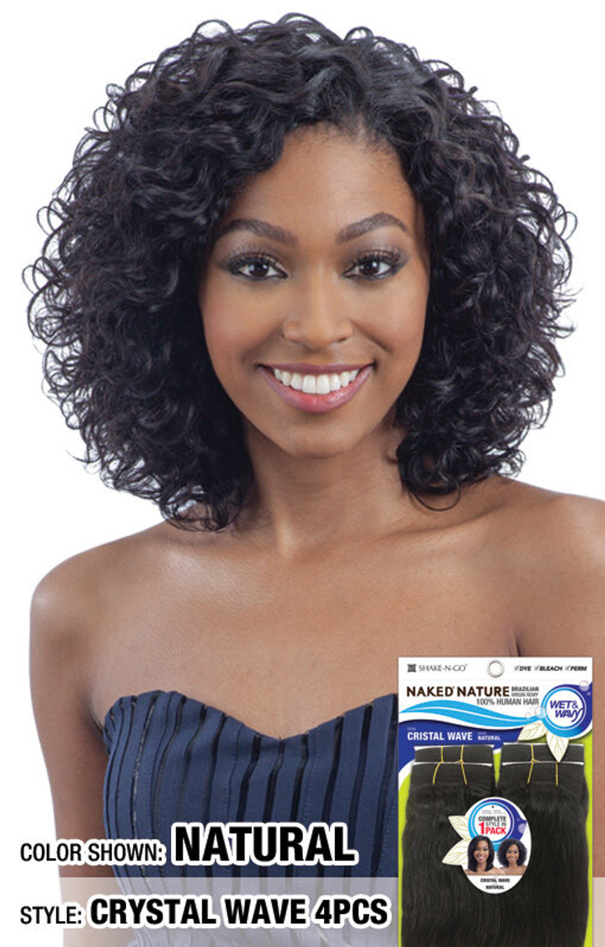 NAKED Nature Wet&Wavy 100% Human Hair - CRYSTAL WAVE