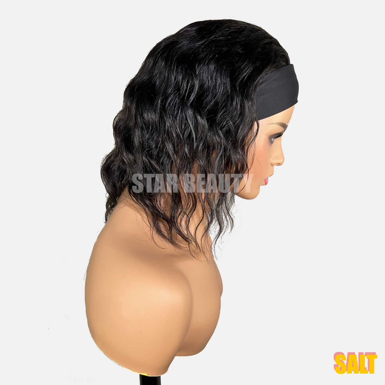 Bellatique 100% Human Hair Band Wig - SALT