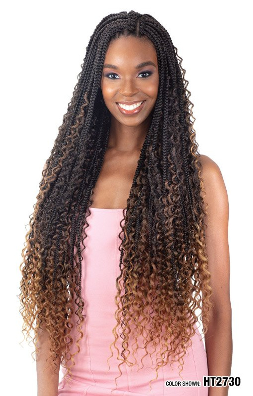 SHAKE N GO FreeTress Synthetic Hair Crochet Braids - Boho Hippie