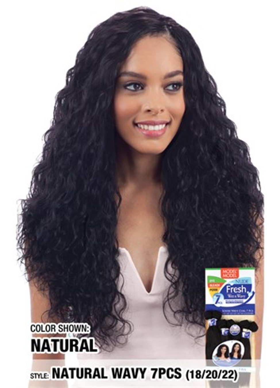 MODEL MODEL Fresh 7PCS Natural Wave (Wet&Wavy)