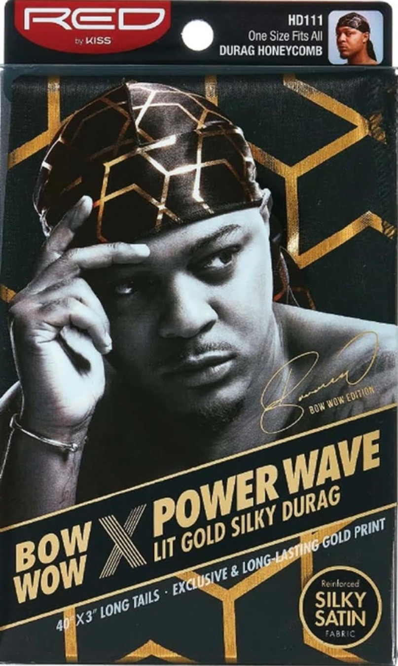 Red by Kiss Bow Wow Power Wave Luxe Design Durag