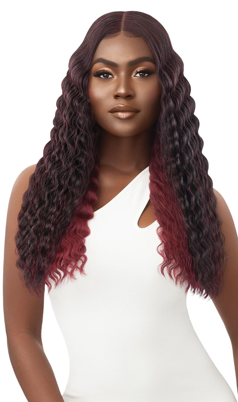 OUTRE SleekLay Synthetic Part Lace Front Wig - PERLA