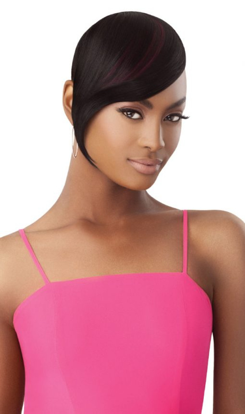 Outre Premium Synthetic Pretty Quick Bang - SLEEK SWOOPED BANG