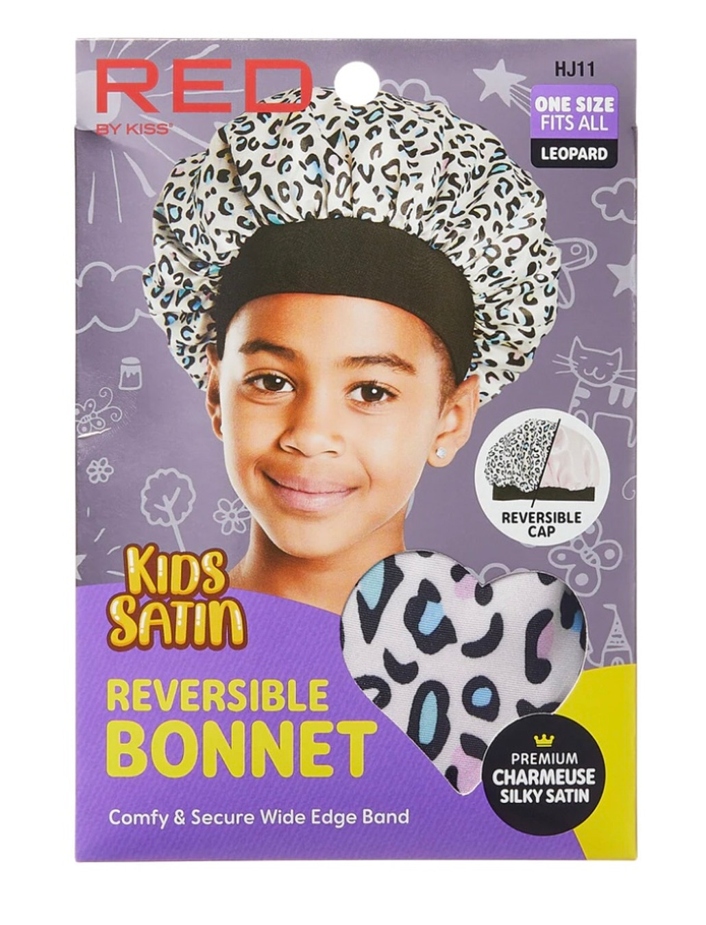 Red by Kiss Kid's Hair Accessories [Bonnet, Shower Cap, Durag]