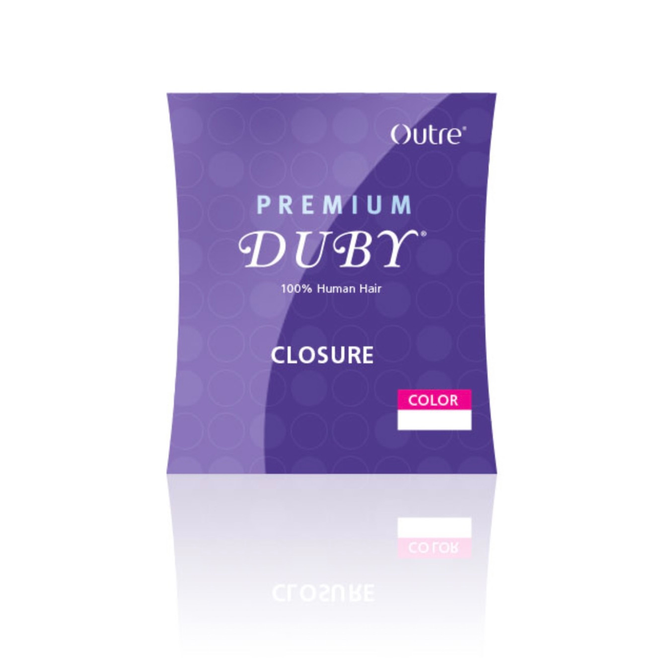 OUTRE  100% Human Hair Premium Duby Closure 8" (RED)