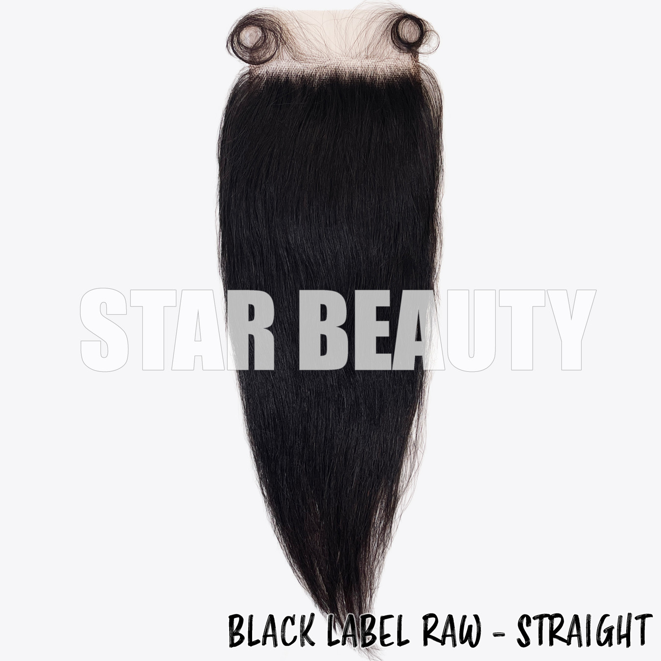 15A Black Label Raw Virgin Hair 4x4 HD Lace Closure - Straight (12"-14")