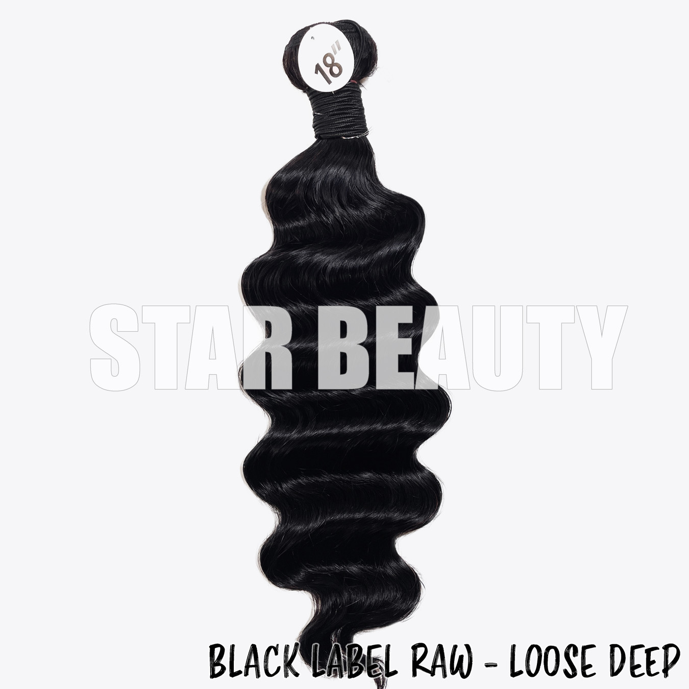 15A Black Label Raw Virgin Hair Single Bundle - Loose Deep  (10"- 30")