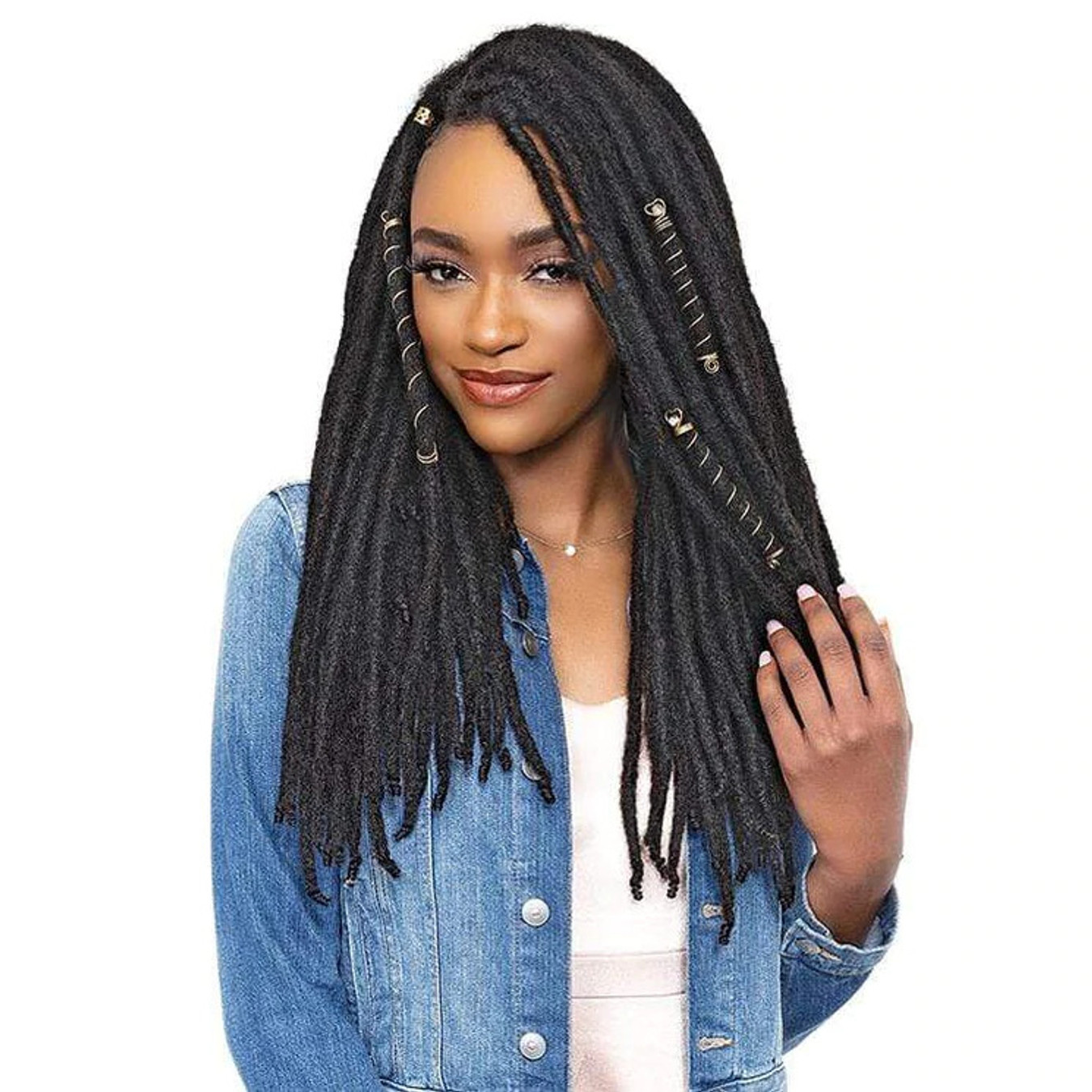 French Curl Bulk 18'' 100% Human Hair Braiding Hair Janet Collection