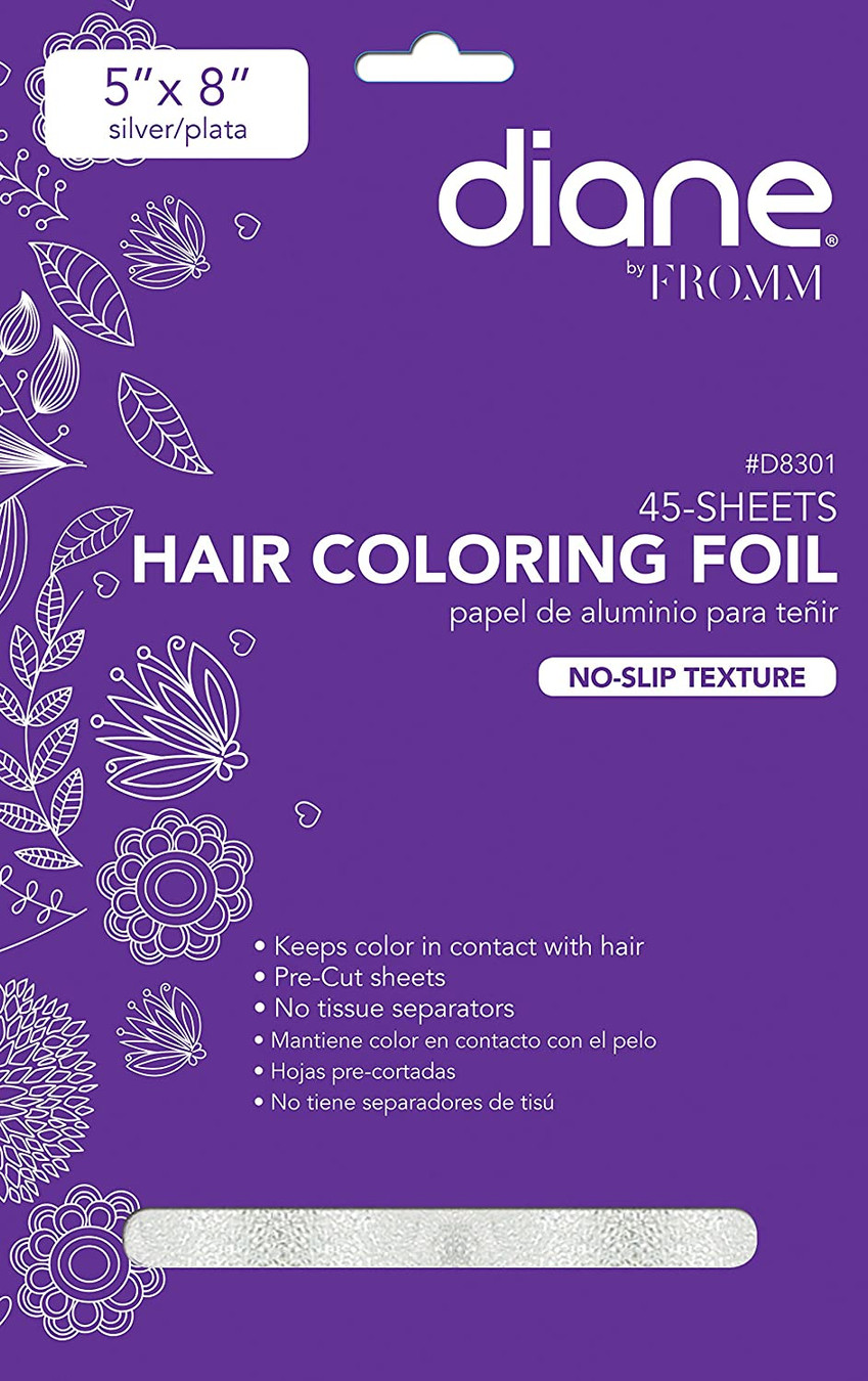 DIANE Hair Coloring Foil, 5'' X 8'', 45 sheets