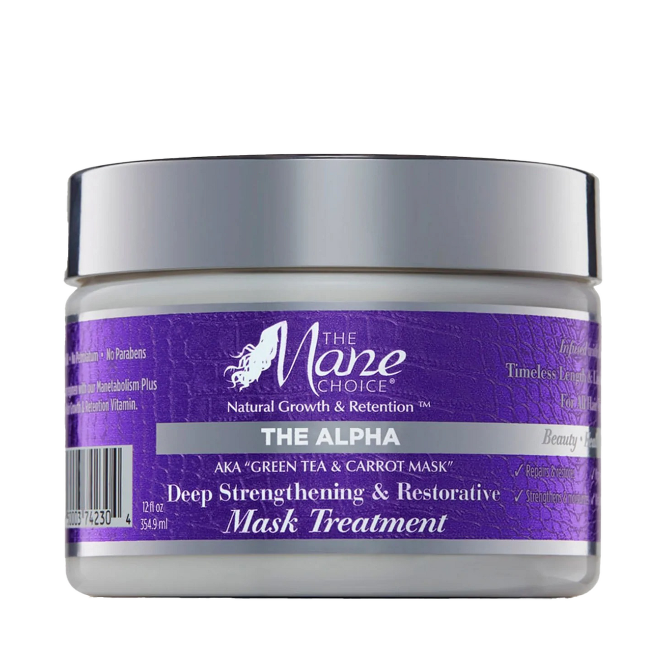 The Mane Choice Green Tea & Carrot Deep Strengthening & Restorative Mask Treatment