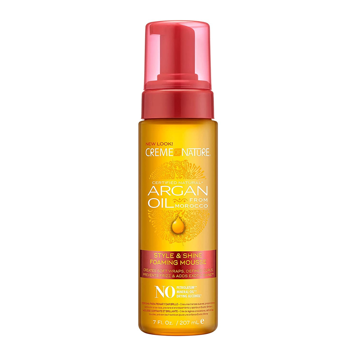 Creme Of Nature Argan Oil Foaming Mousse