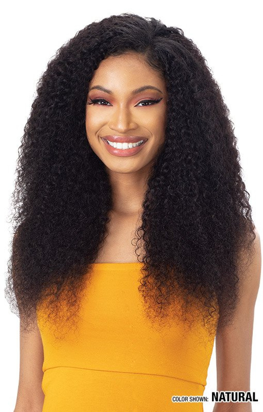 SHAKE N GO 100% Human Hair Wet & Wavy 4x4 HD Lace Closure - Bohemian Curl 12"